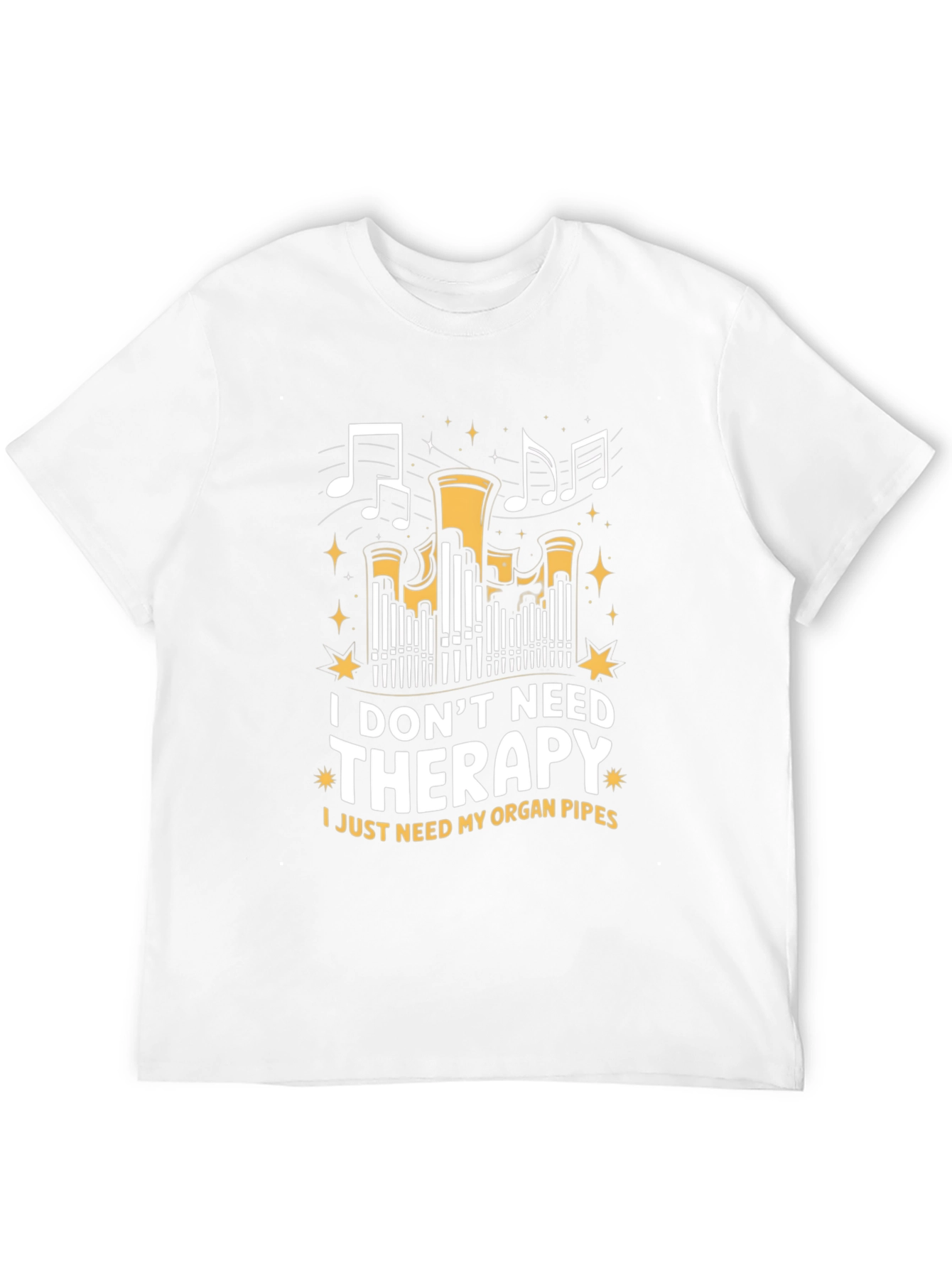 Organ Pipes Therapy T-Shirt - Music Lover Tee
