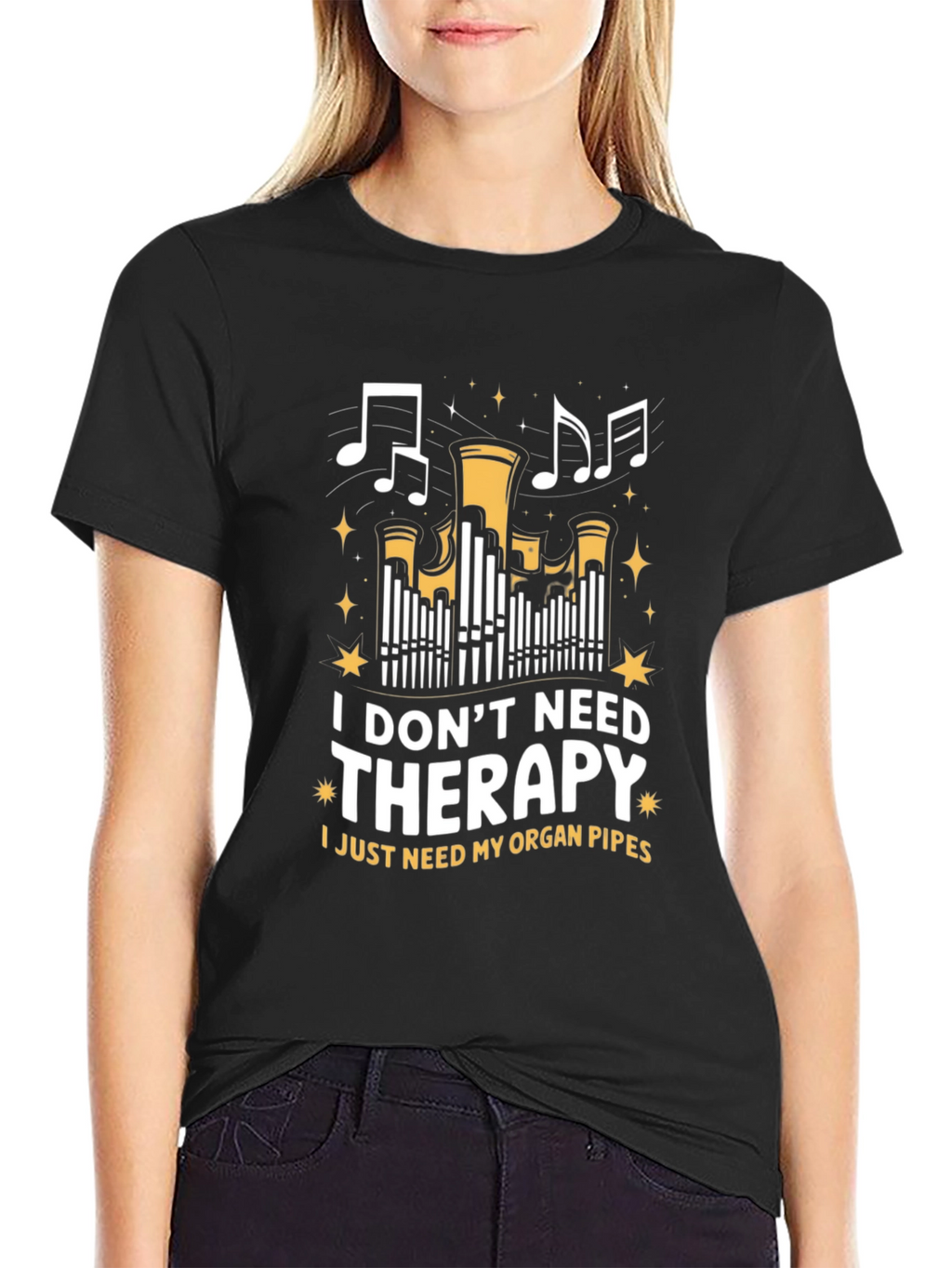 Organ Pipes Therapy T-Shirt - Music Lover Tee