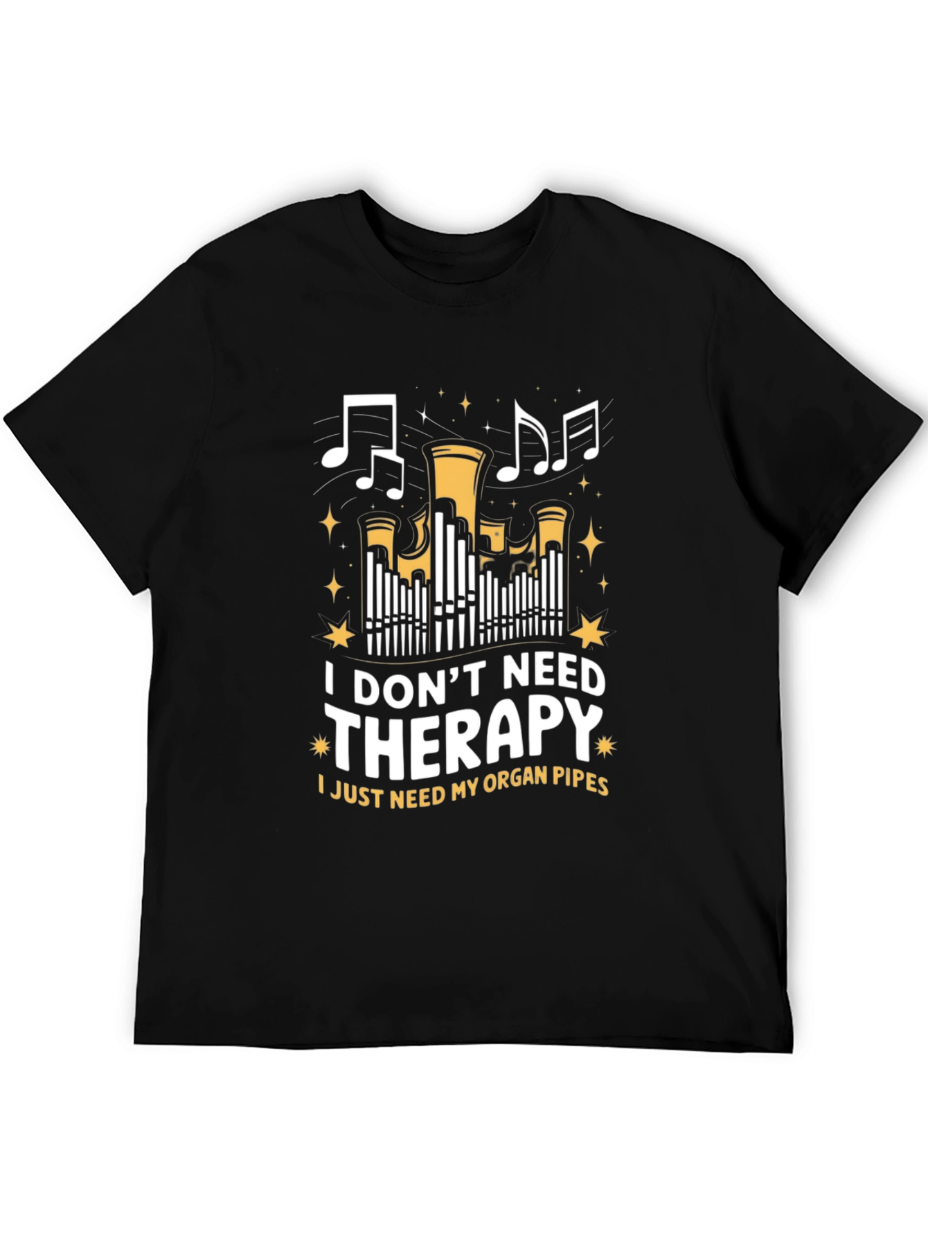 Organ Pipes Therapy T-Shirt - Music Lover Tee