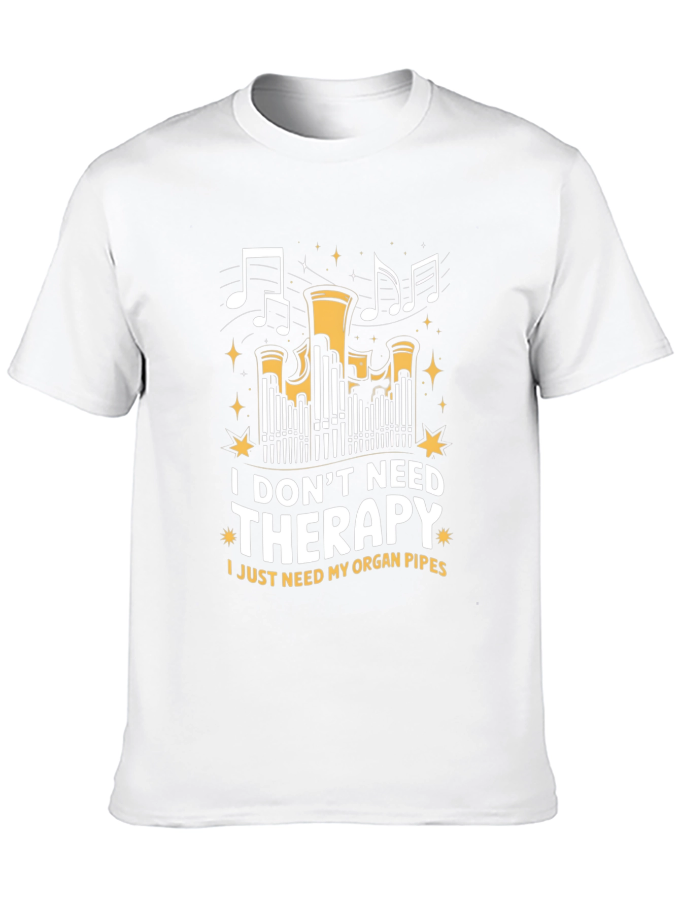Organ Pipes Therapy T-Shirt - Music Lover Tee