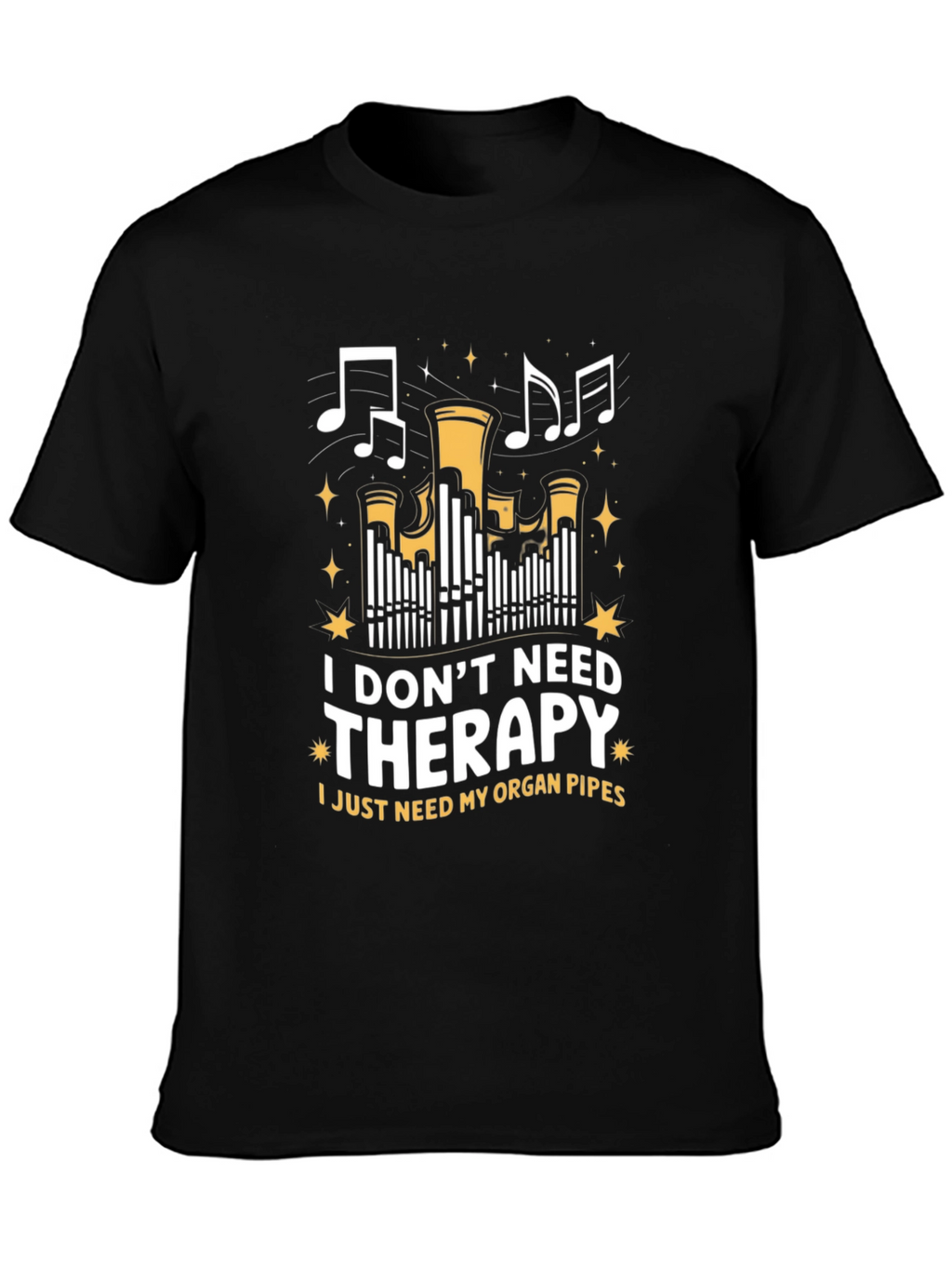 Organ Pipes Therapy T-Shirt - Music Lover Tee