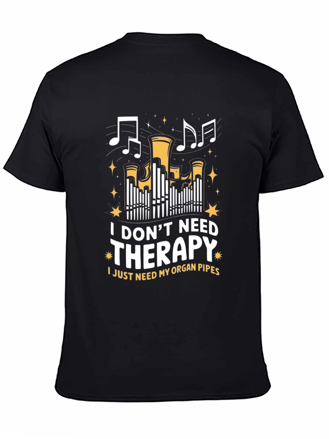 Organ Pipes Therapy T-Shirt - Music Lover Tee