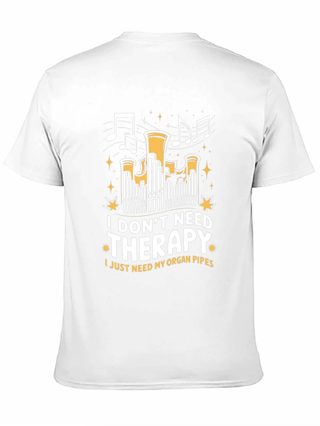 Organ Pipes Therapy T-Shirt - Music Lover Tee