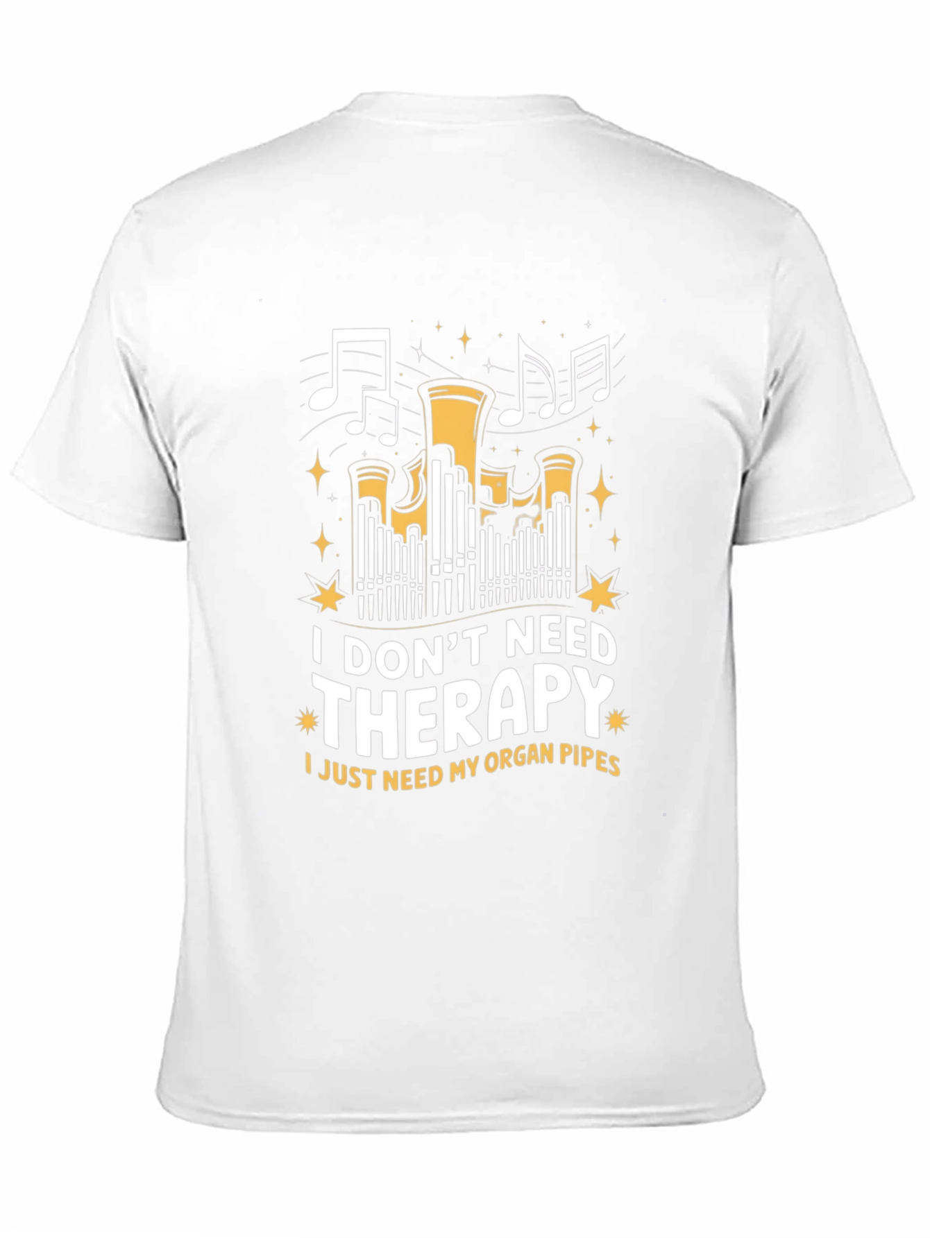 Organ Pipes Therapy T-Shirt - Music Lover Tee