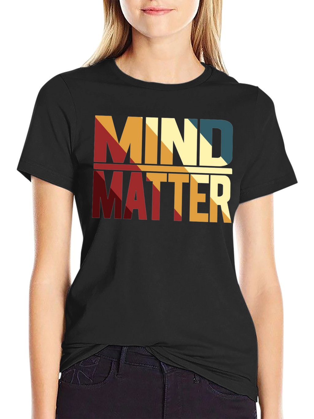 Mind Over Matter Graphic Tee - Stylish Retro Design