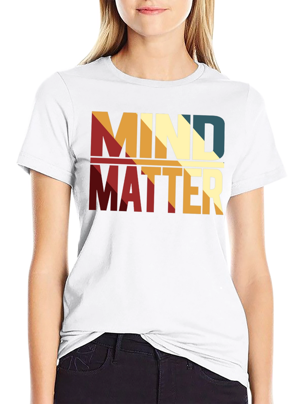Mind Over Matter Graphic Tee - Stylish Retro Design