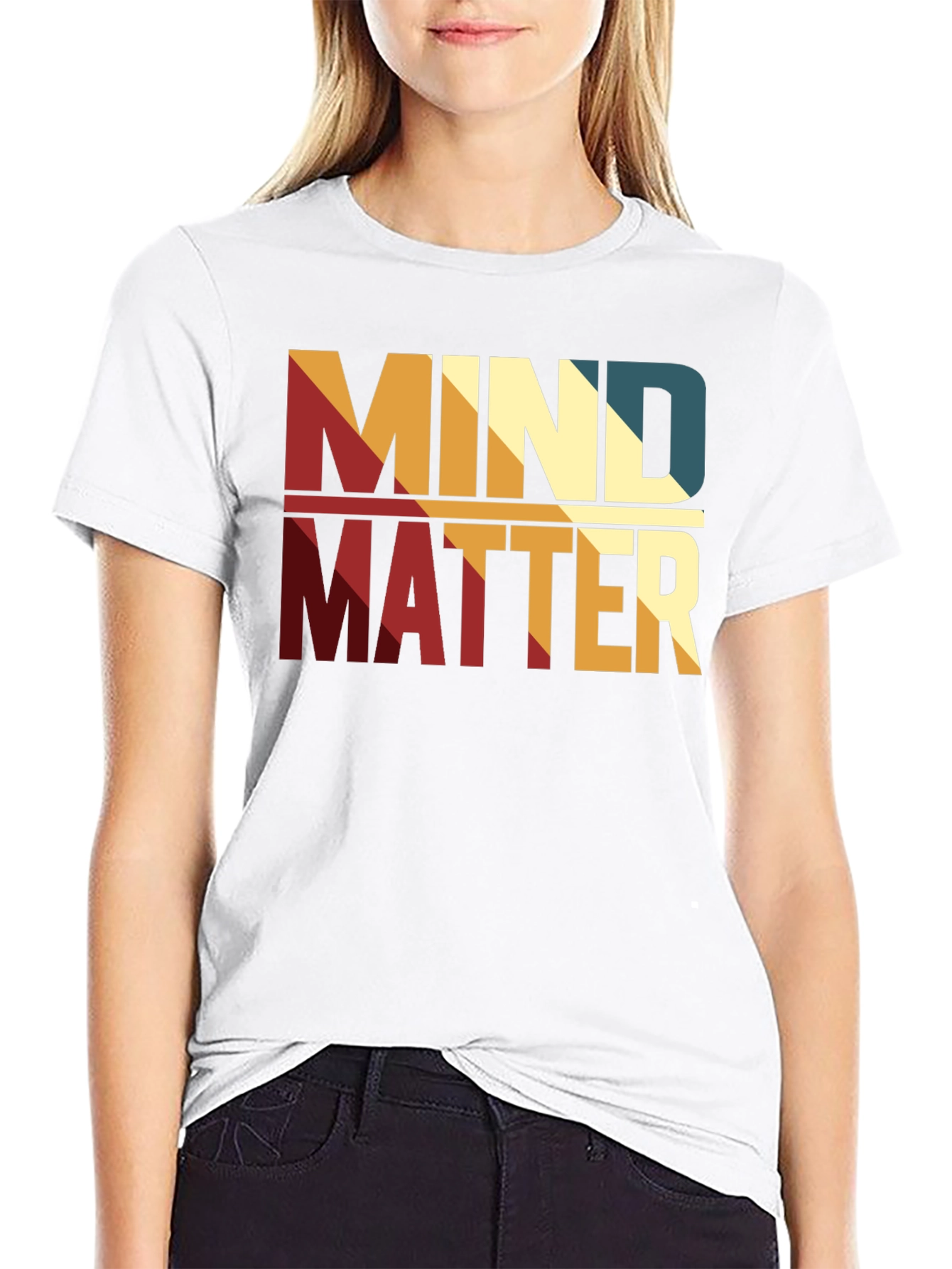 Mind Over Matter Graphic Tee - Stylish Retro Design