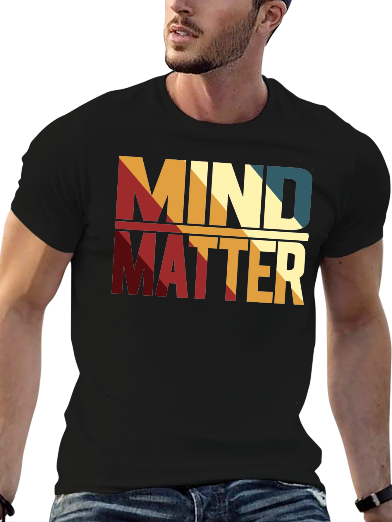 Mind Over Matter Graphic Tee - Stylish Retro Design