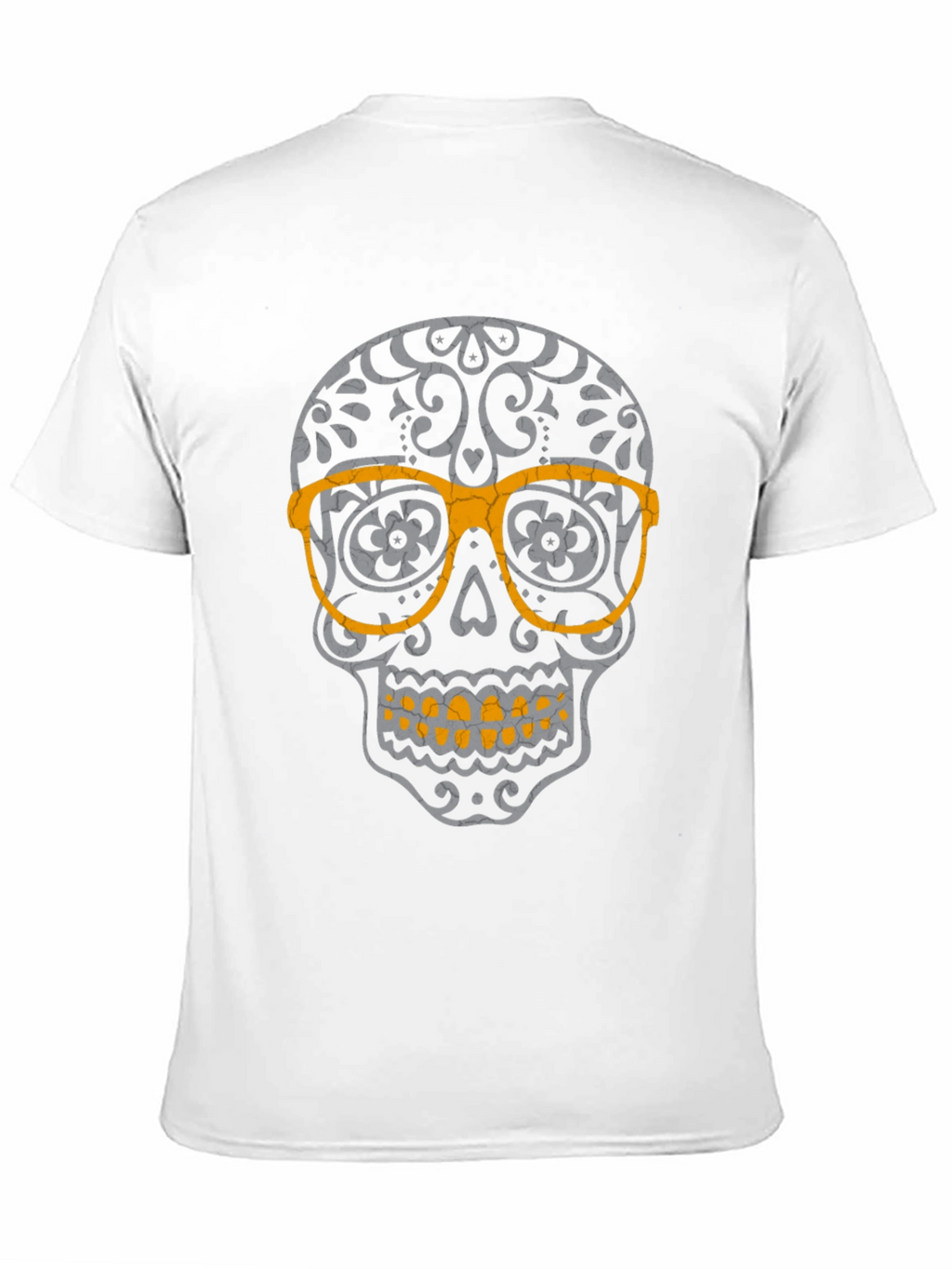 Skull with Glasses Graphic T-Shirt