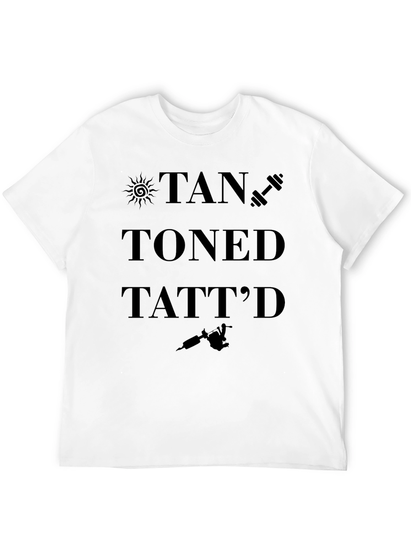 Tan Toned Tattd Graphic T-Shirt