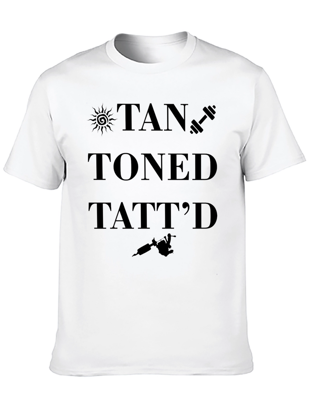 Tan Toned Tattd Graphic T-Shirt