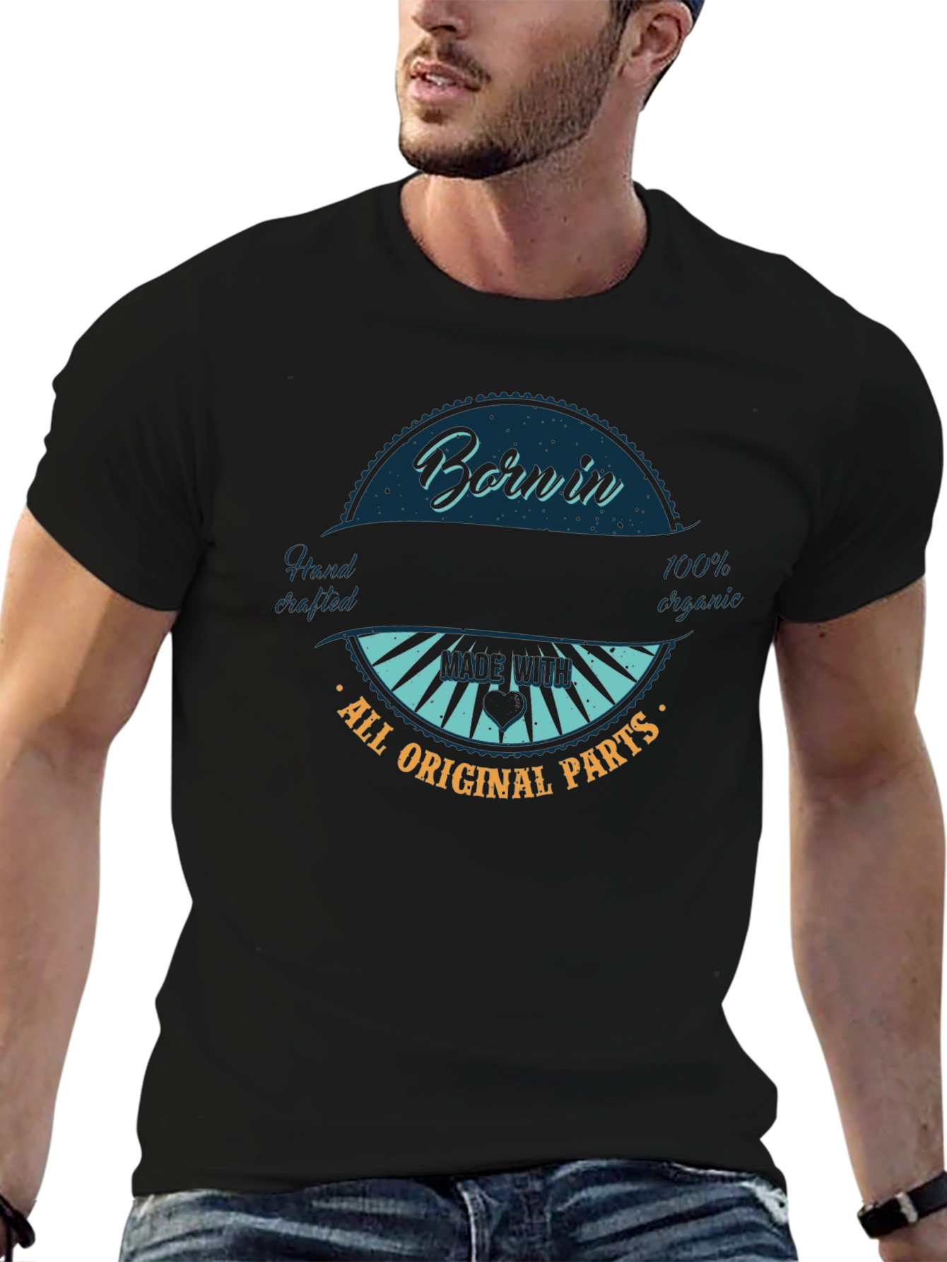 Born In All Original Parts Graphic Tee