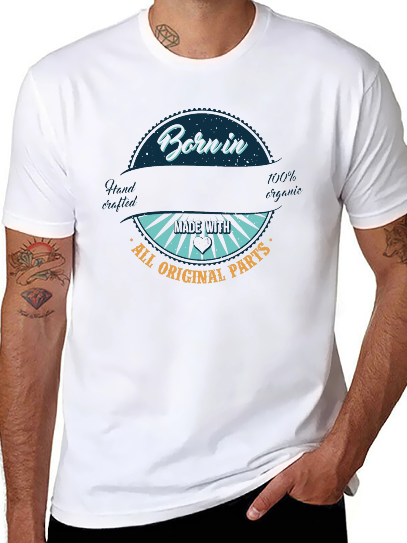 Born In All Original Parts Graphic Tee