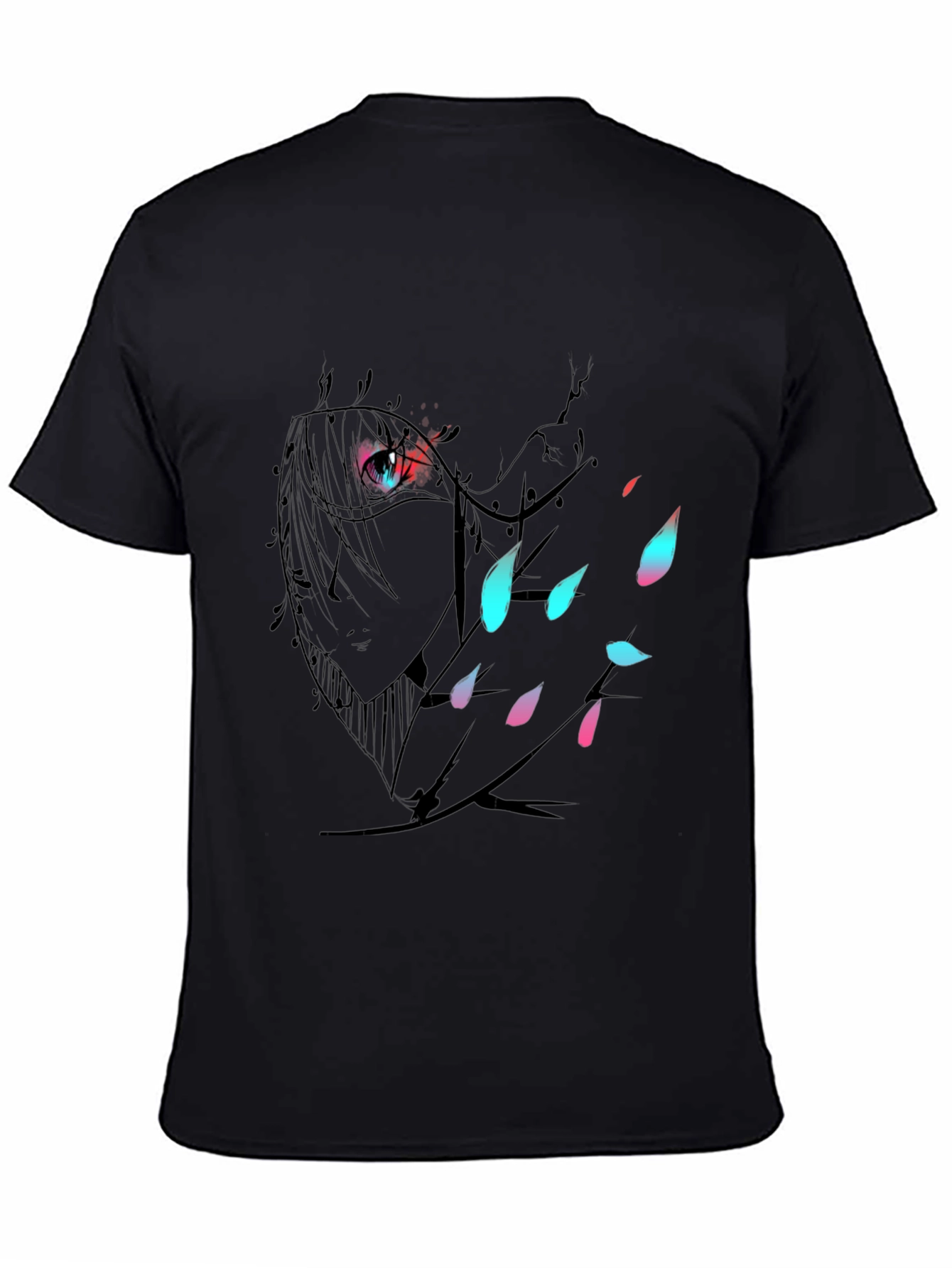 Anime Eye T-Shirt - Stylish Graphic Tee for Anime Fans