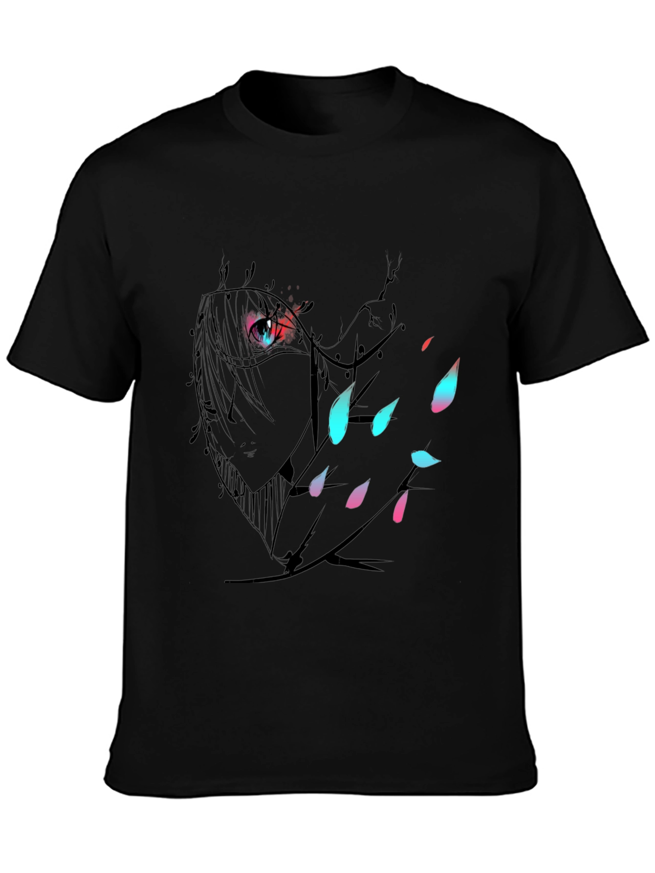 Anime Eye T-Shirt - Stylish Graphic Tee for Anime Fans