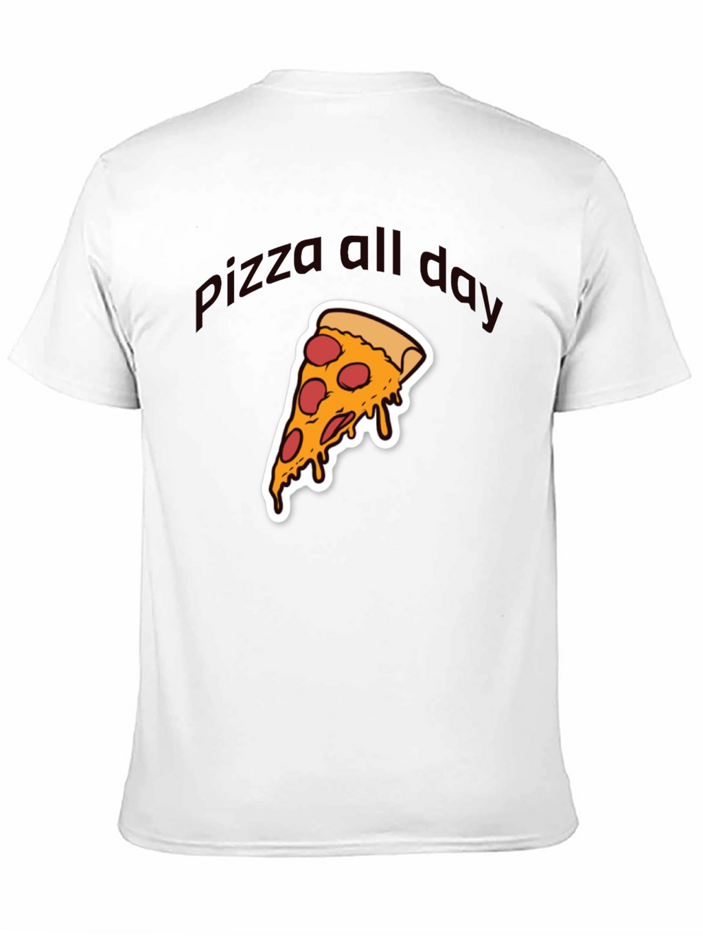 Pizza All Day Graphic T-Shirt - Casual Wear