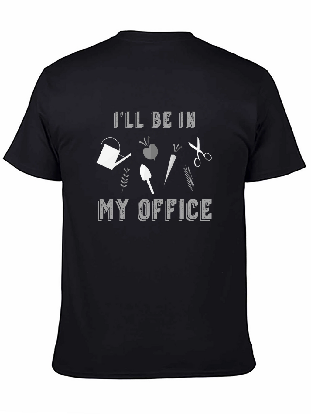 Gardeners Office T-Shirt - Black Graphic Tee
