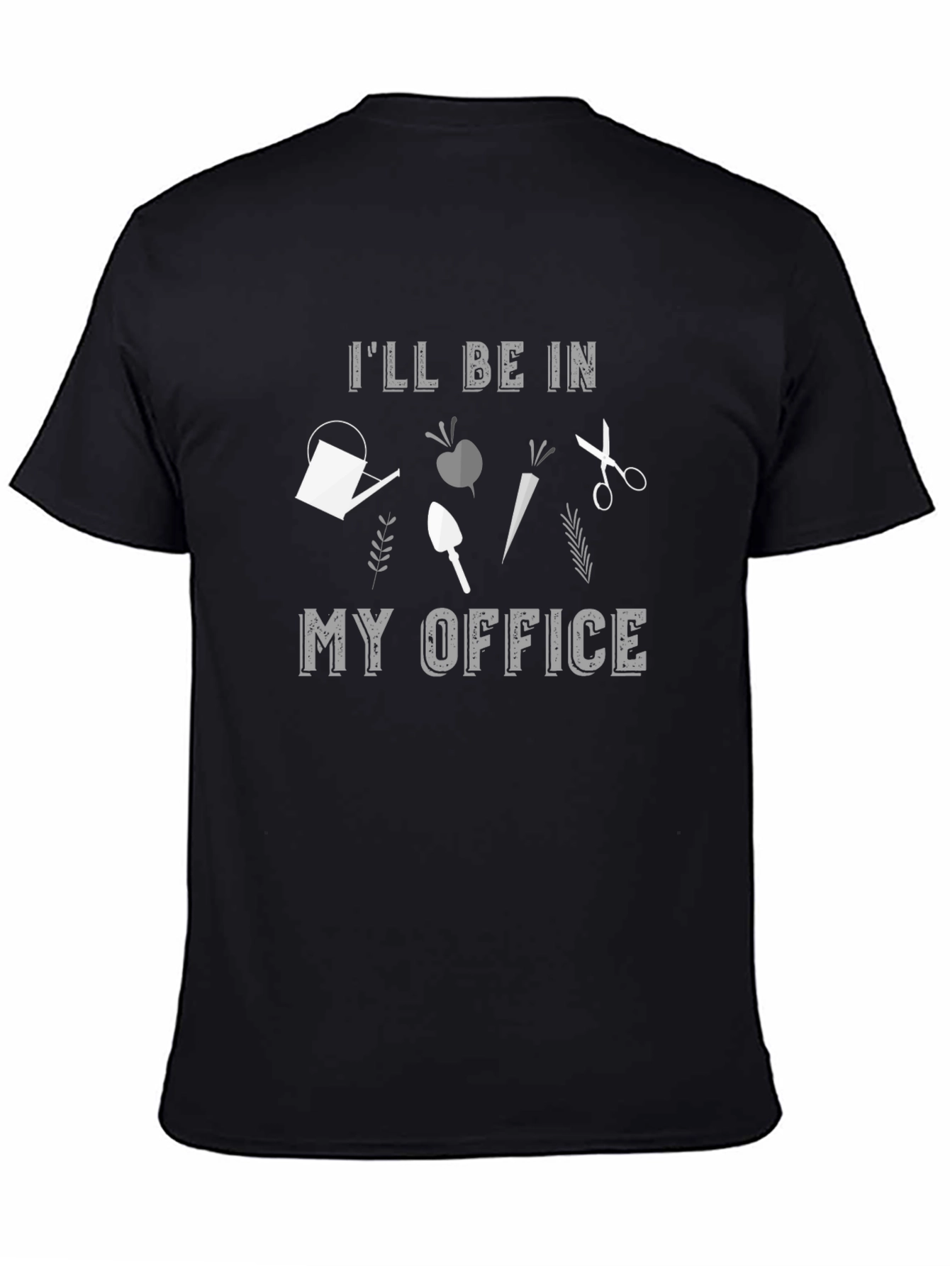 Gardeners Office T-Shirt - Black Graphic Tee