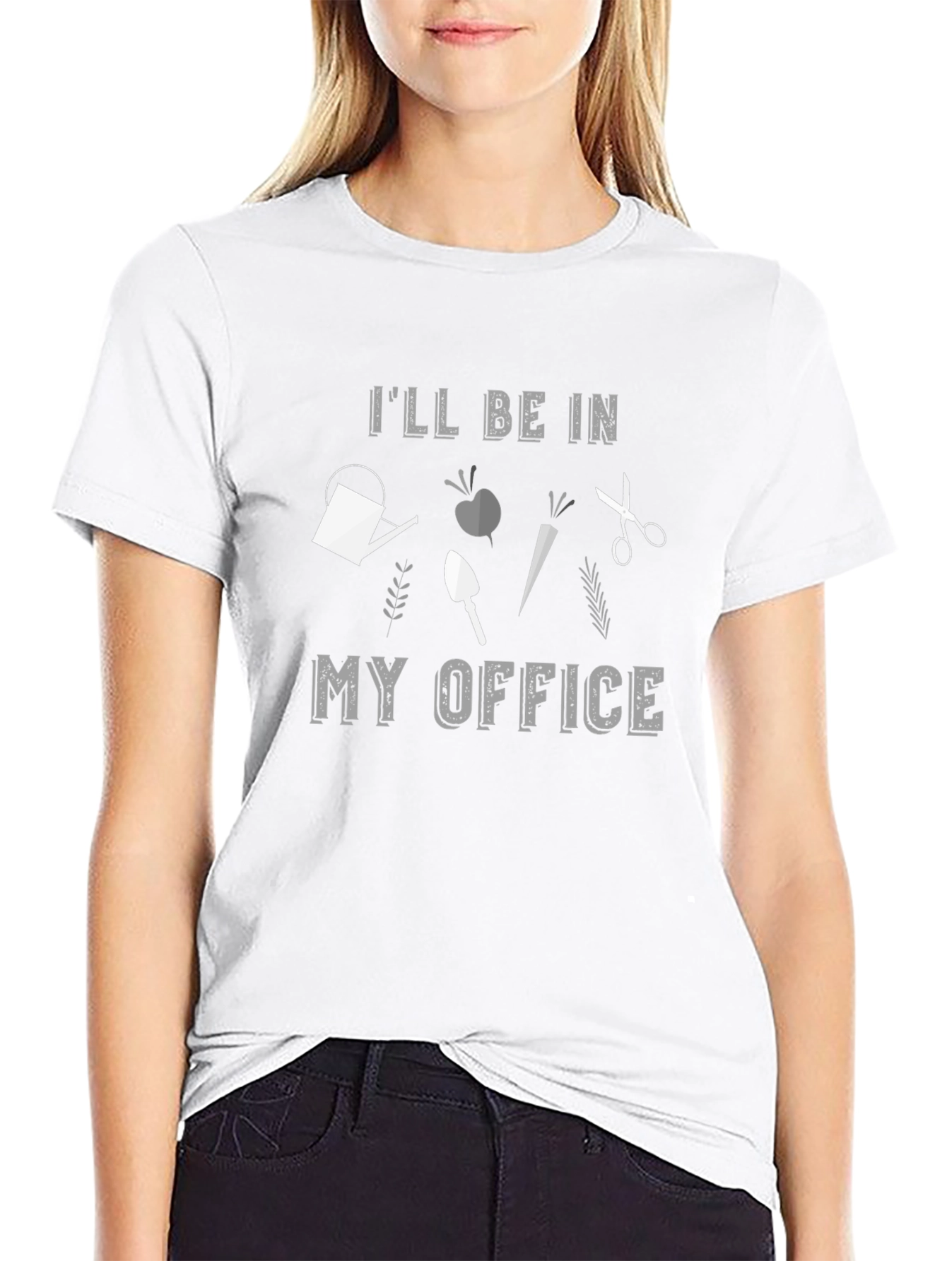 Gardeners Office T-Shirt - Black Graphic Tee