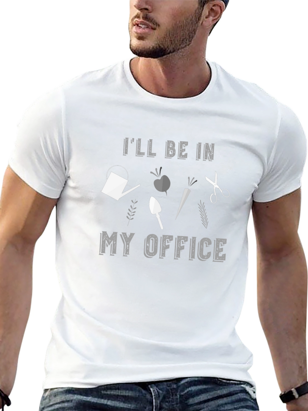 Gardeners Office T-Shirt - Black Graphic Tee