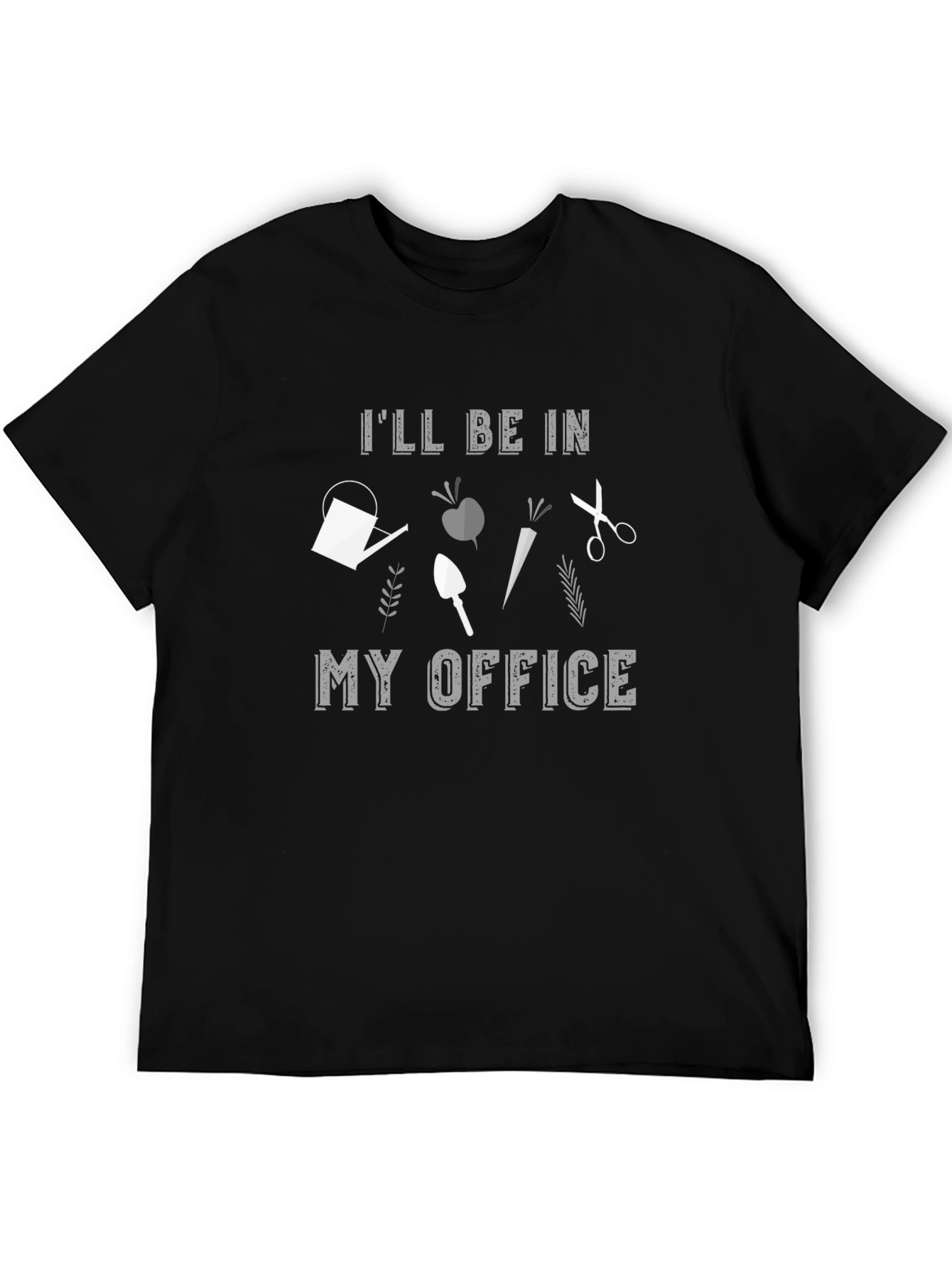 Gardeners Office T-Shirt - Black Graphic Tee