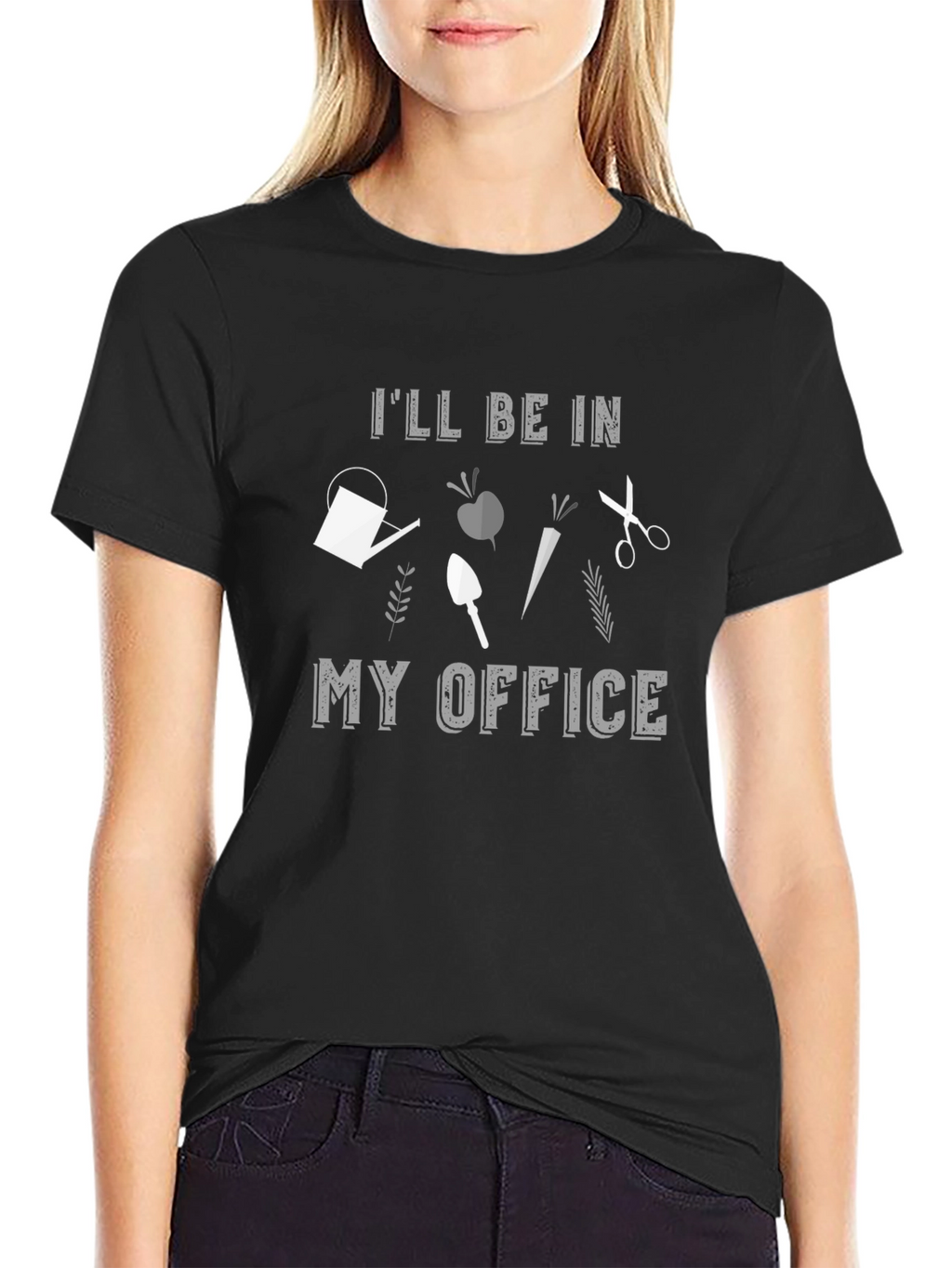 Gardeners Office T-Shirt - Black Graphic Tee