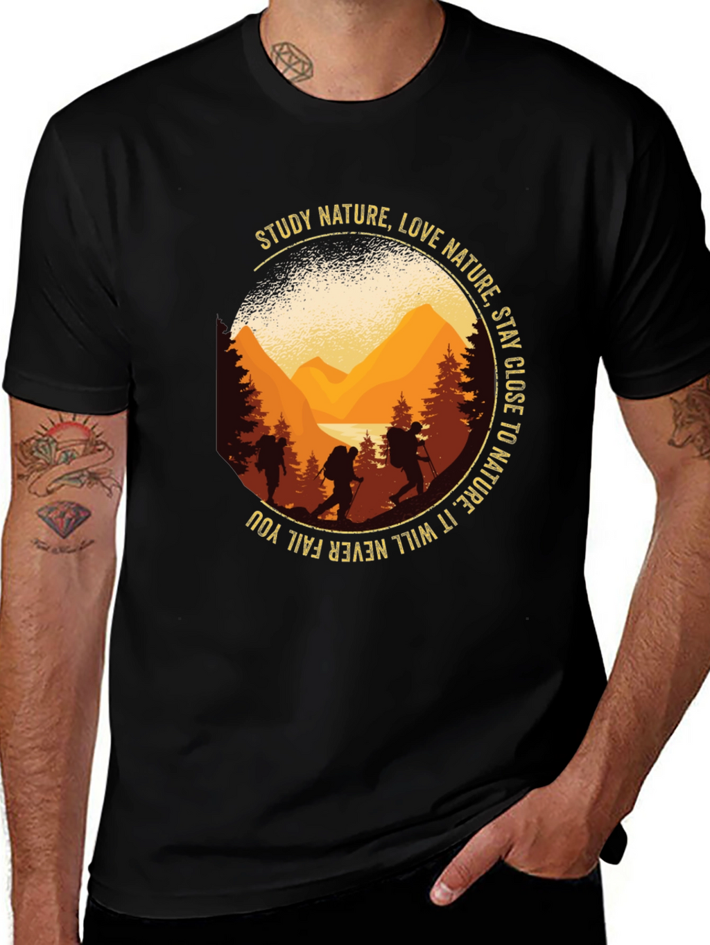 Nature Lovers T-Shirt - Study Nature Design