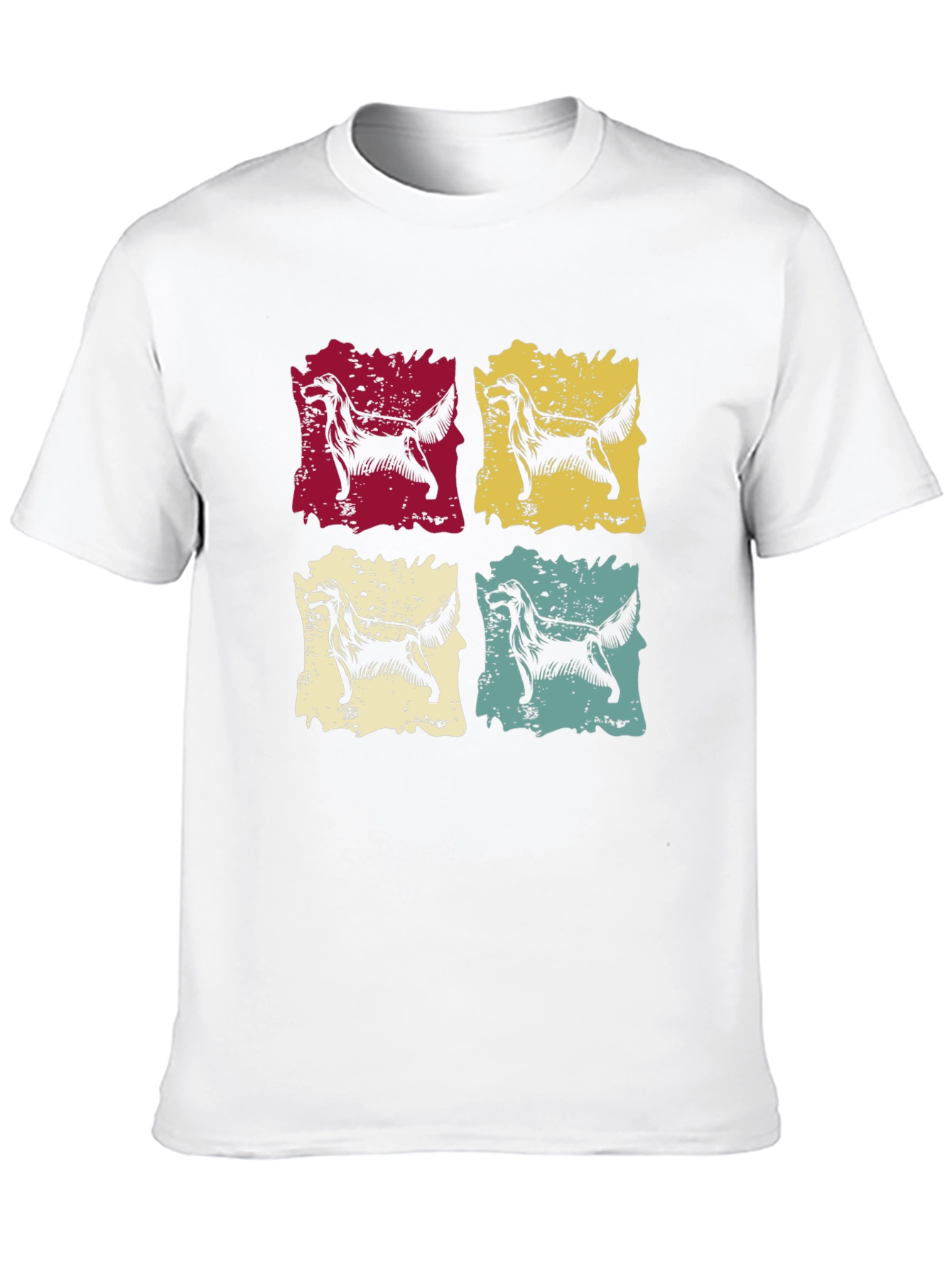 Retro Dog Pop Art Graphic Tee