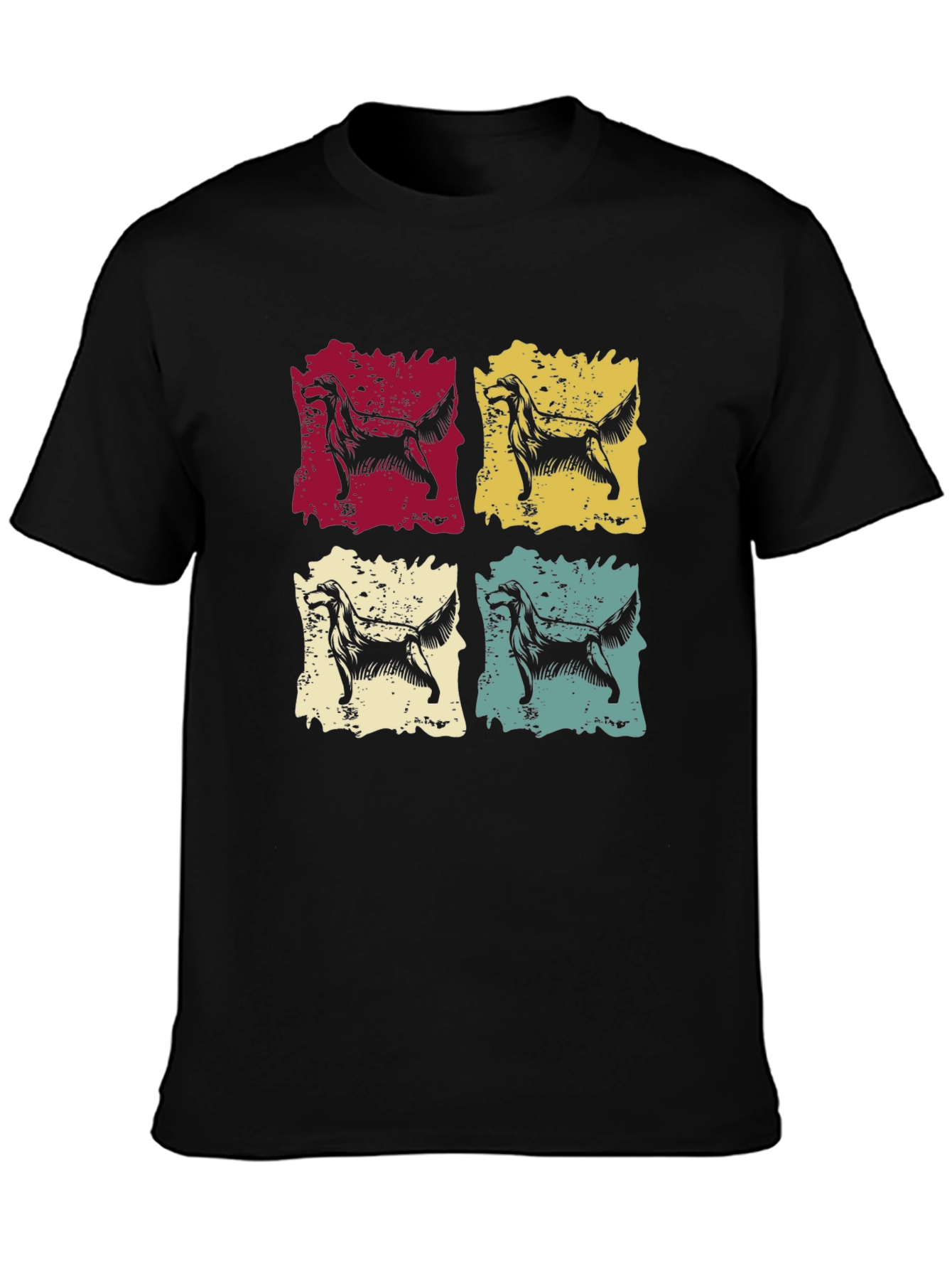 Retro Dog Pop Art Graphic Tee