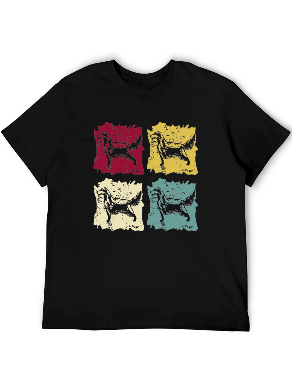 Retro Dog Pop Art Graphic Tee