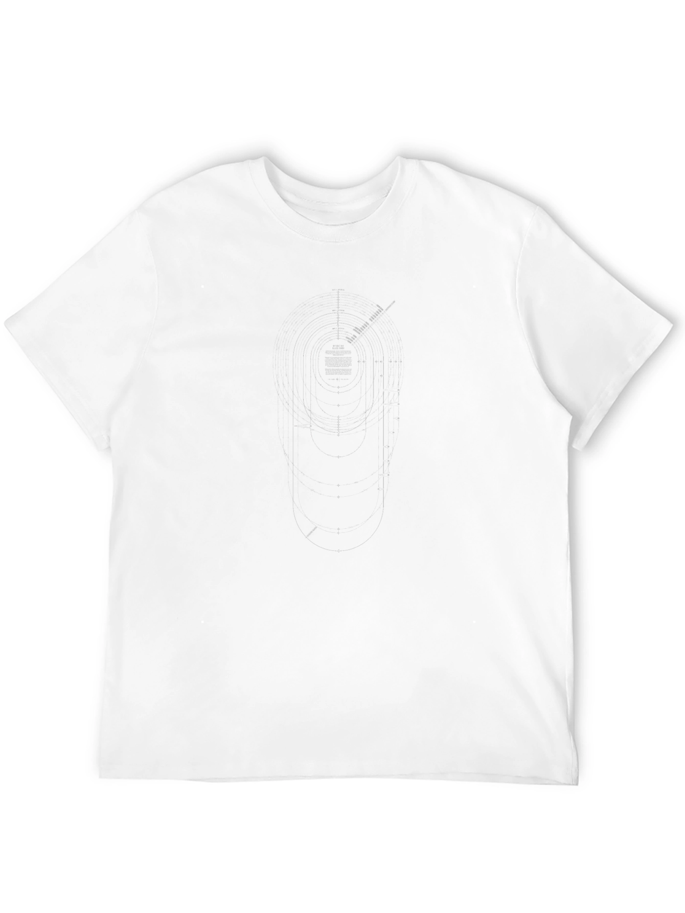 Modern Graphic Print Black T-Shirt for Men