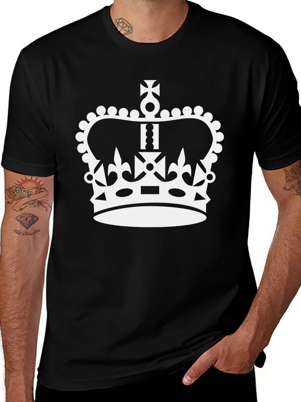 Crown Graphic T-Shirt - Royal Style