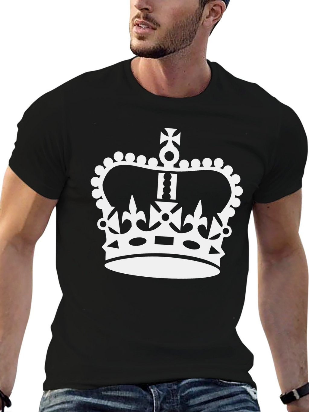 Crown Graphic T-Shirt - Royal Style