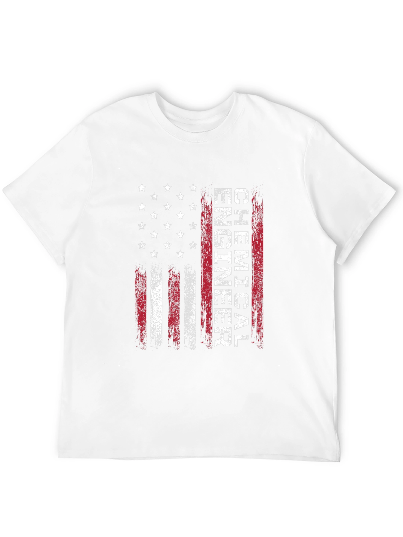 Chemical Engineer American Flag T-Shirt