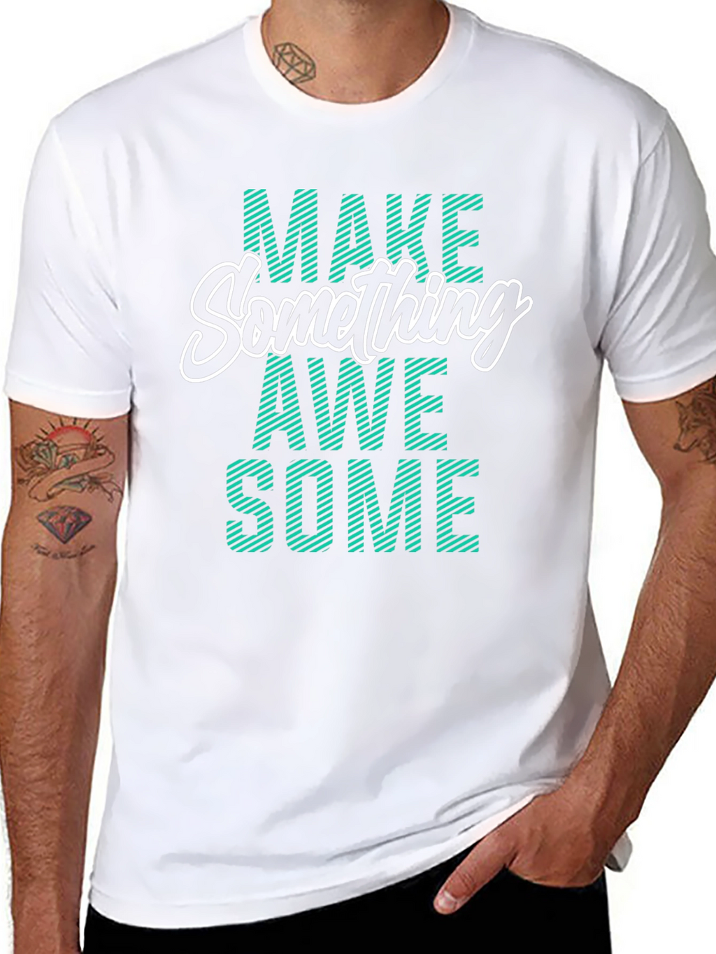 Make Something Awesome Graphic Tee