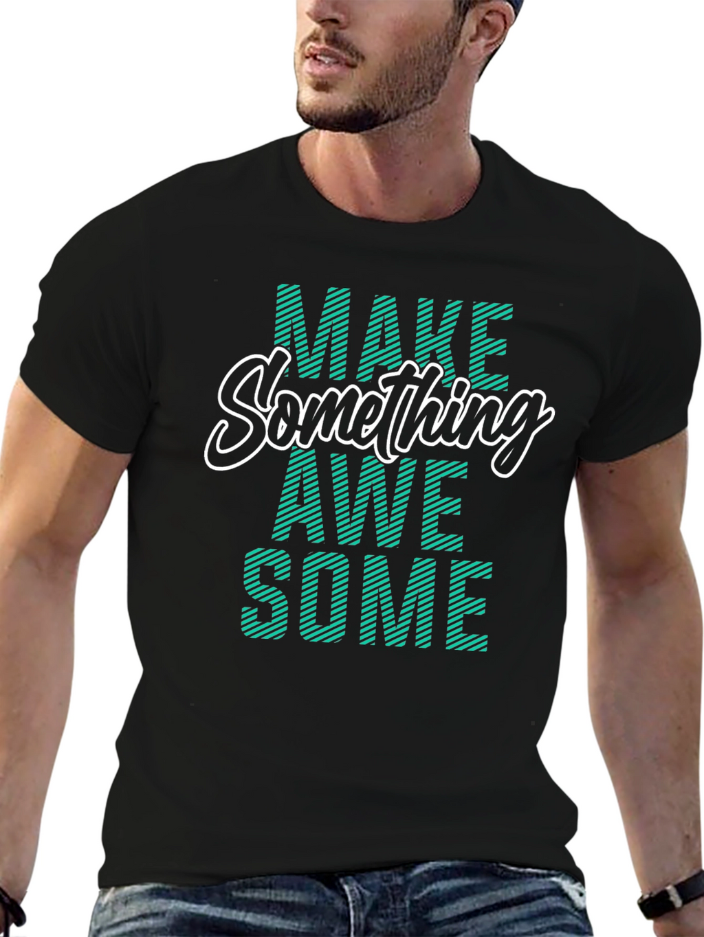 Make Something Awesome Graphic Tee