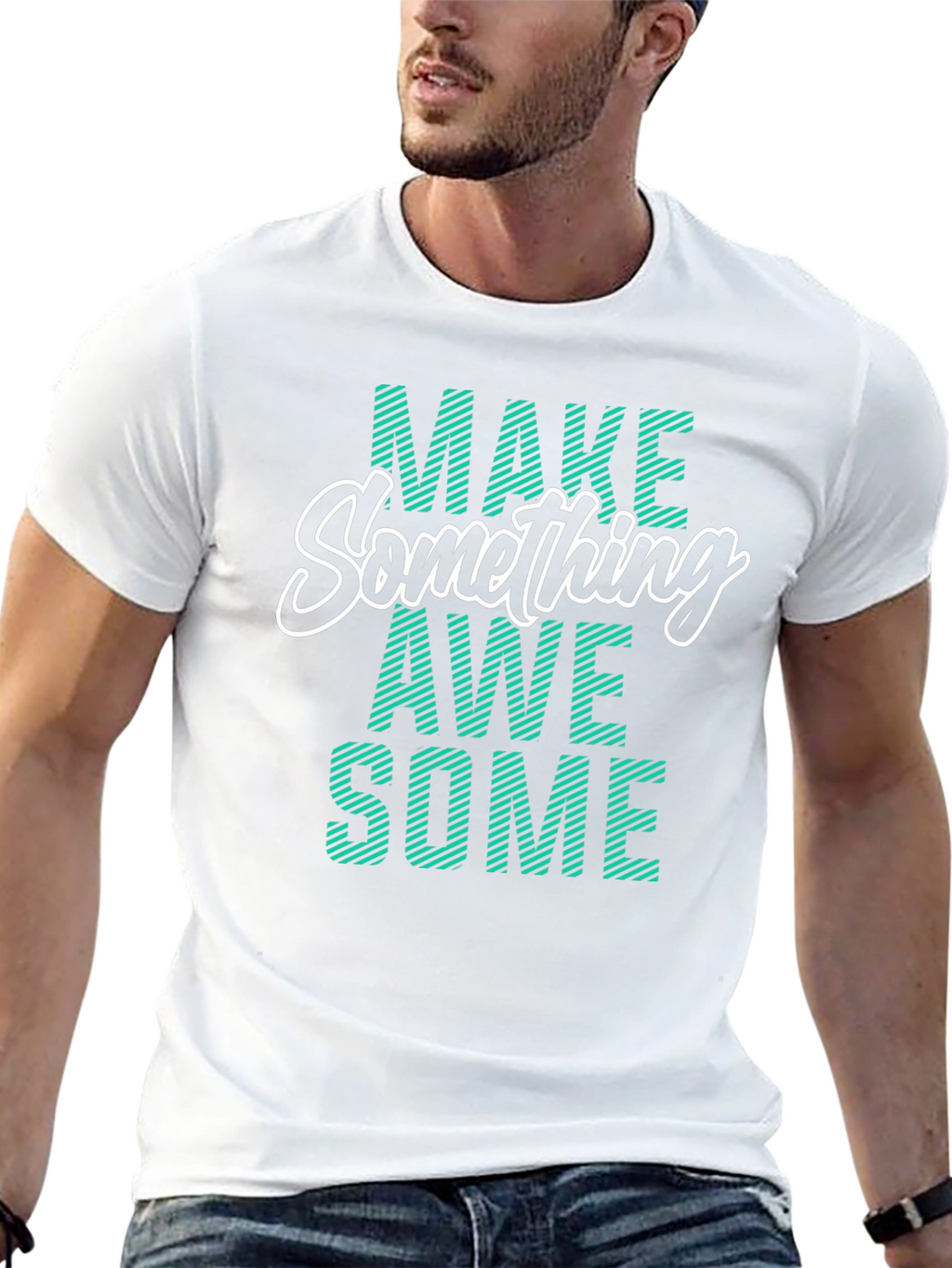 Make Something Awesome Graphic Tee