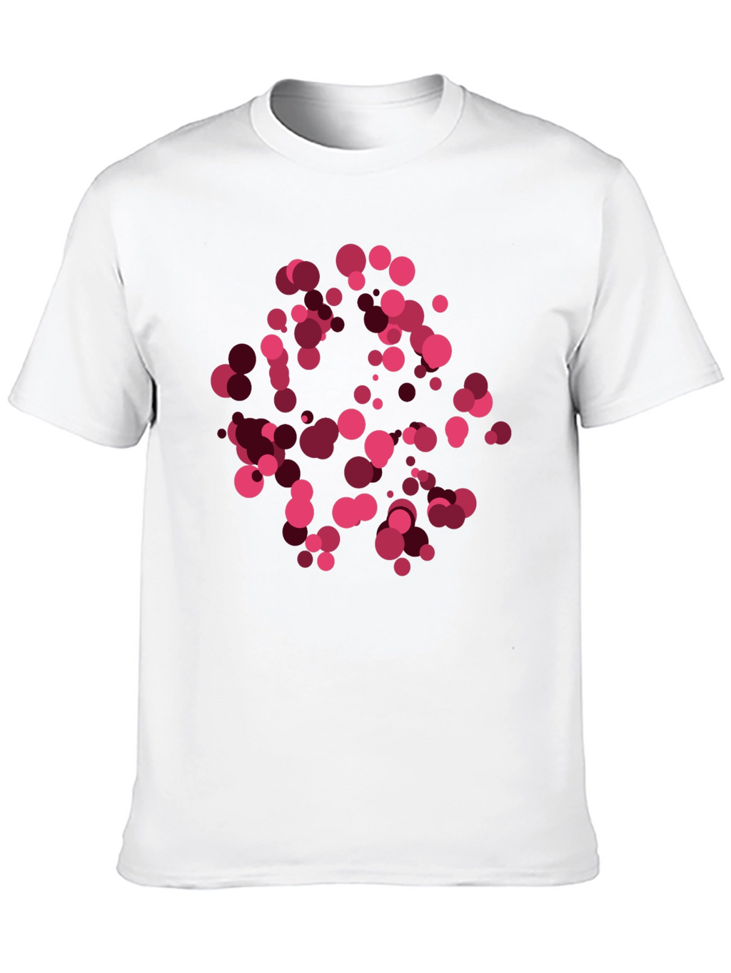 Abstract Dots Black T-Shirt