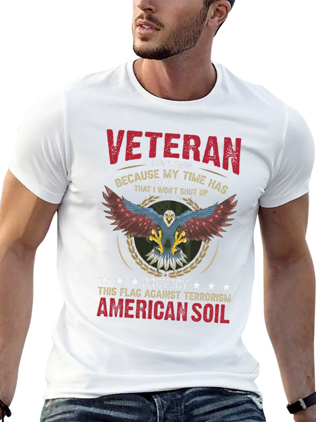Veteran Patriotic Graphic T-Shirt
