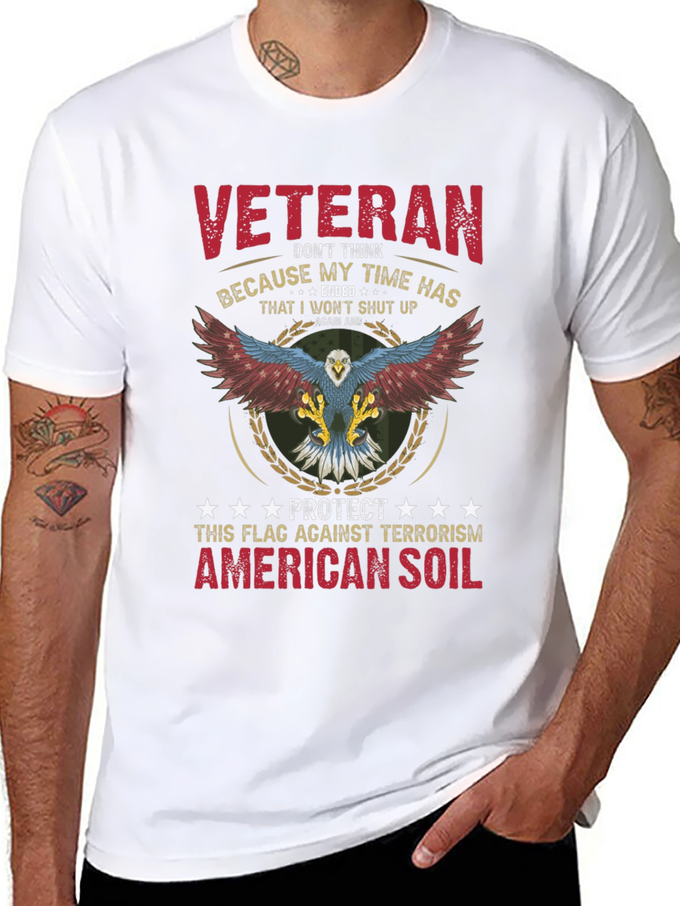 Veteran Patriotic Graphic T-Shirt
