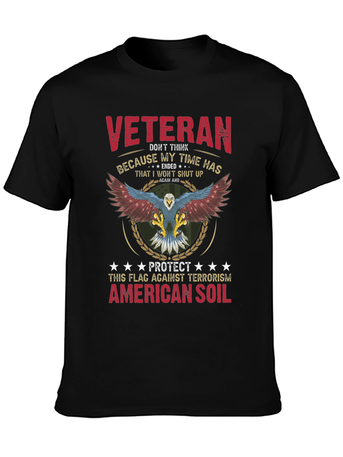 Veteran Patriotic Graphic T-Shirt