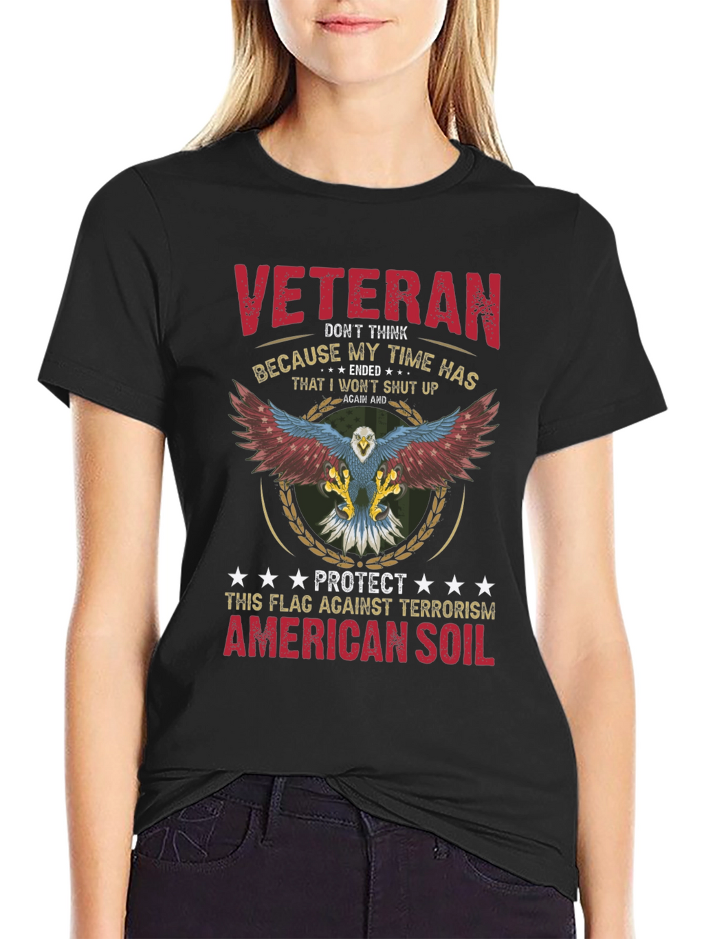 Veteran Patriotic Graphic T-Shirt