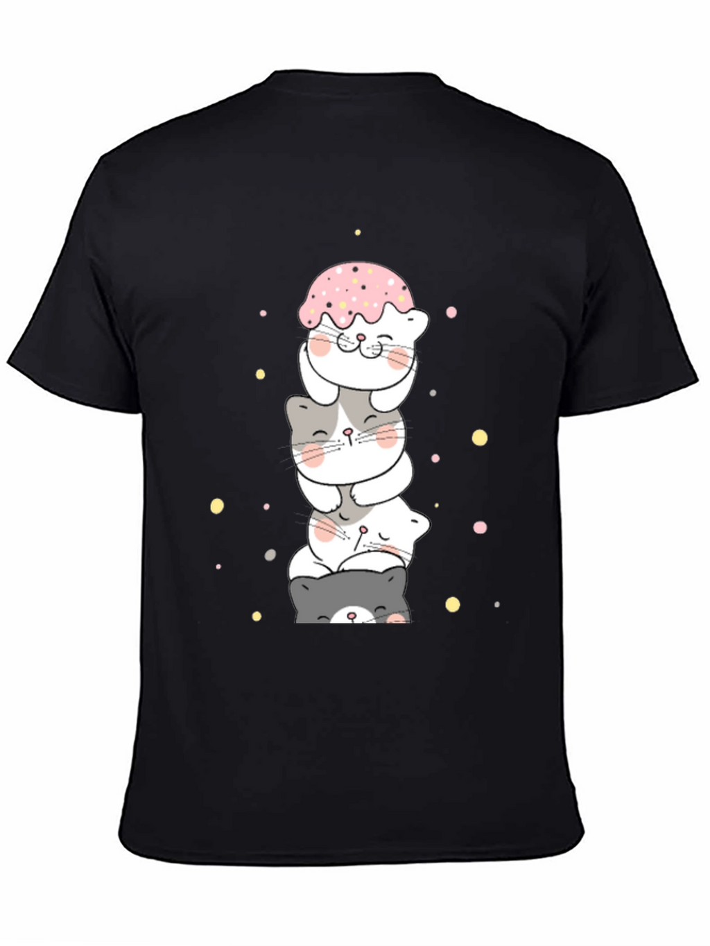 Cute Stacked Cats T-Shirt