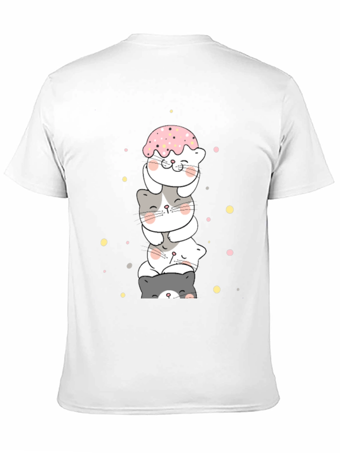 Cute Stacked Cats T-Shirt