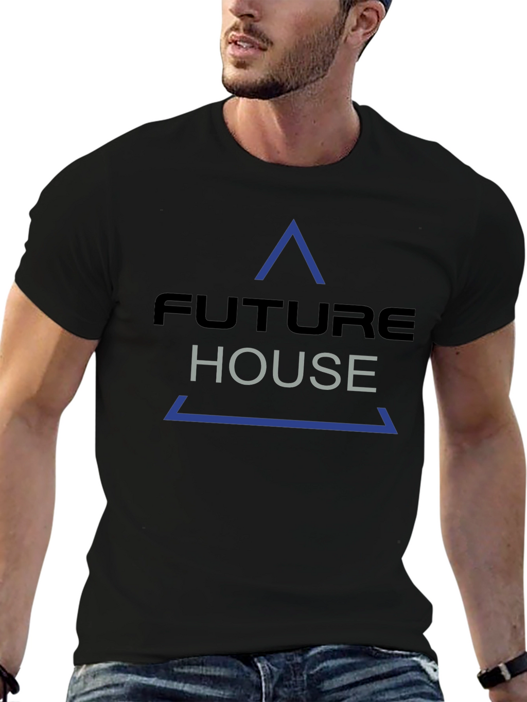 Future House Black Graphic Tee