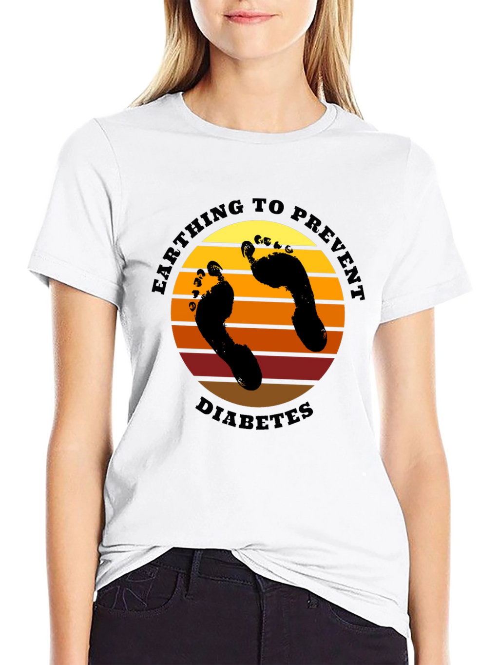 Earthing to Prevent Diabetes Graphic Tee