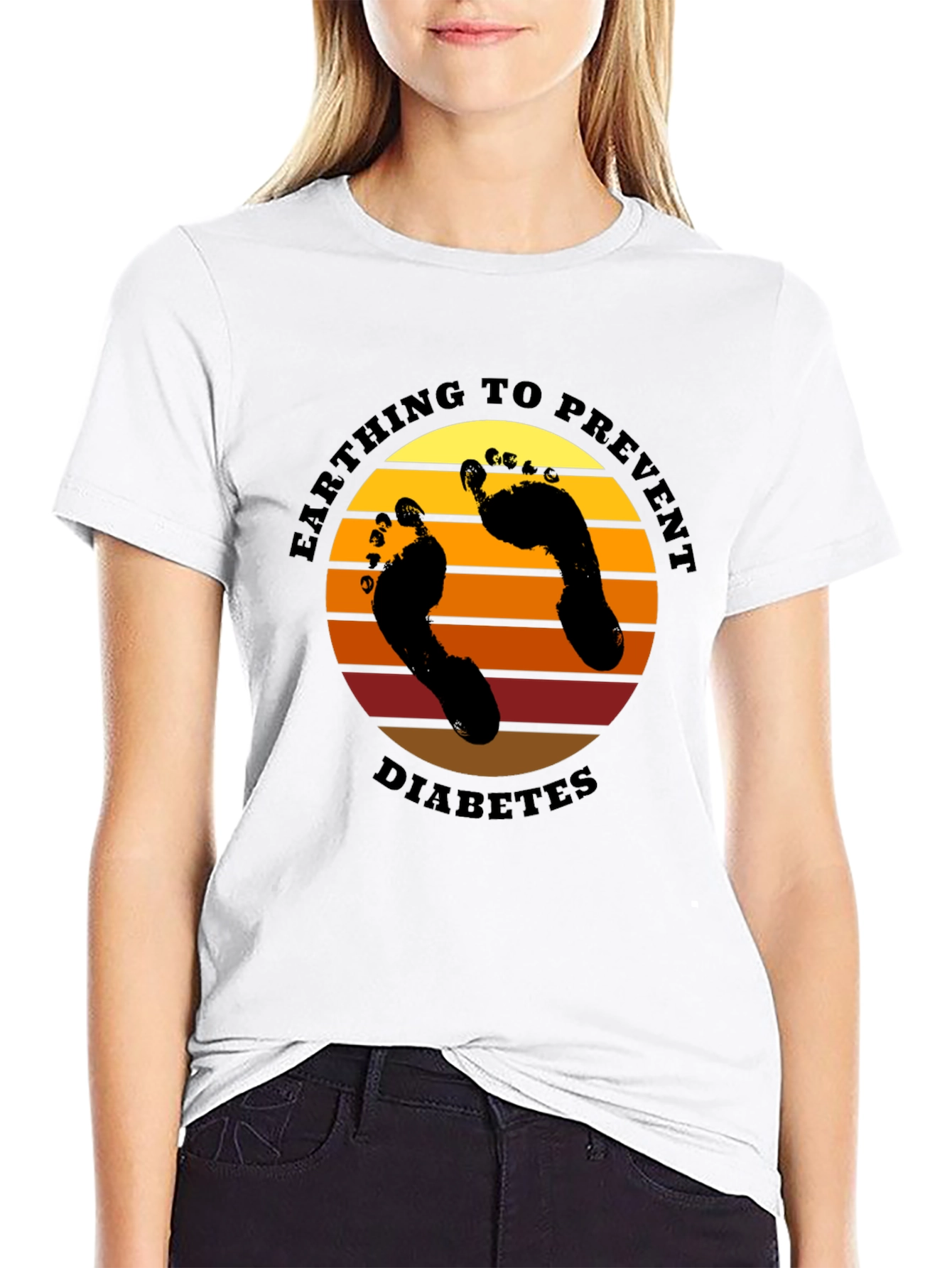 Earthing to Prevent Diabetes Graphic Tee