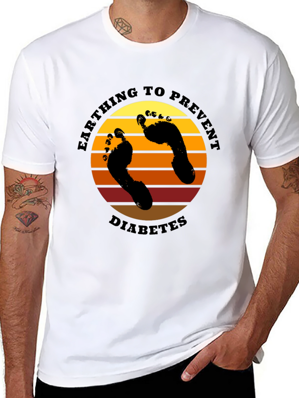 Earthing to Prevent Diabetes Graphic Tee
