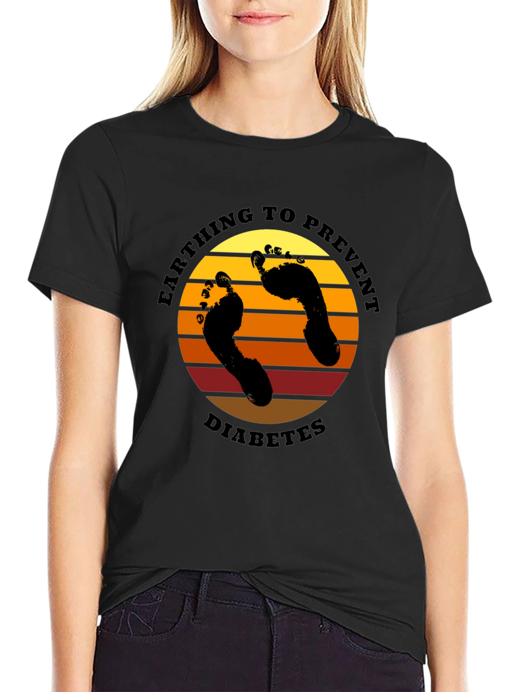 Earthing to Prevent Diabetes Graphic Tee