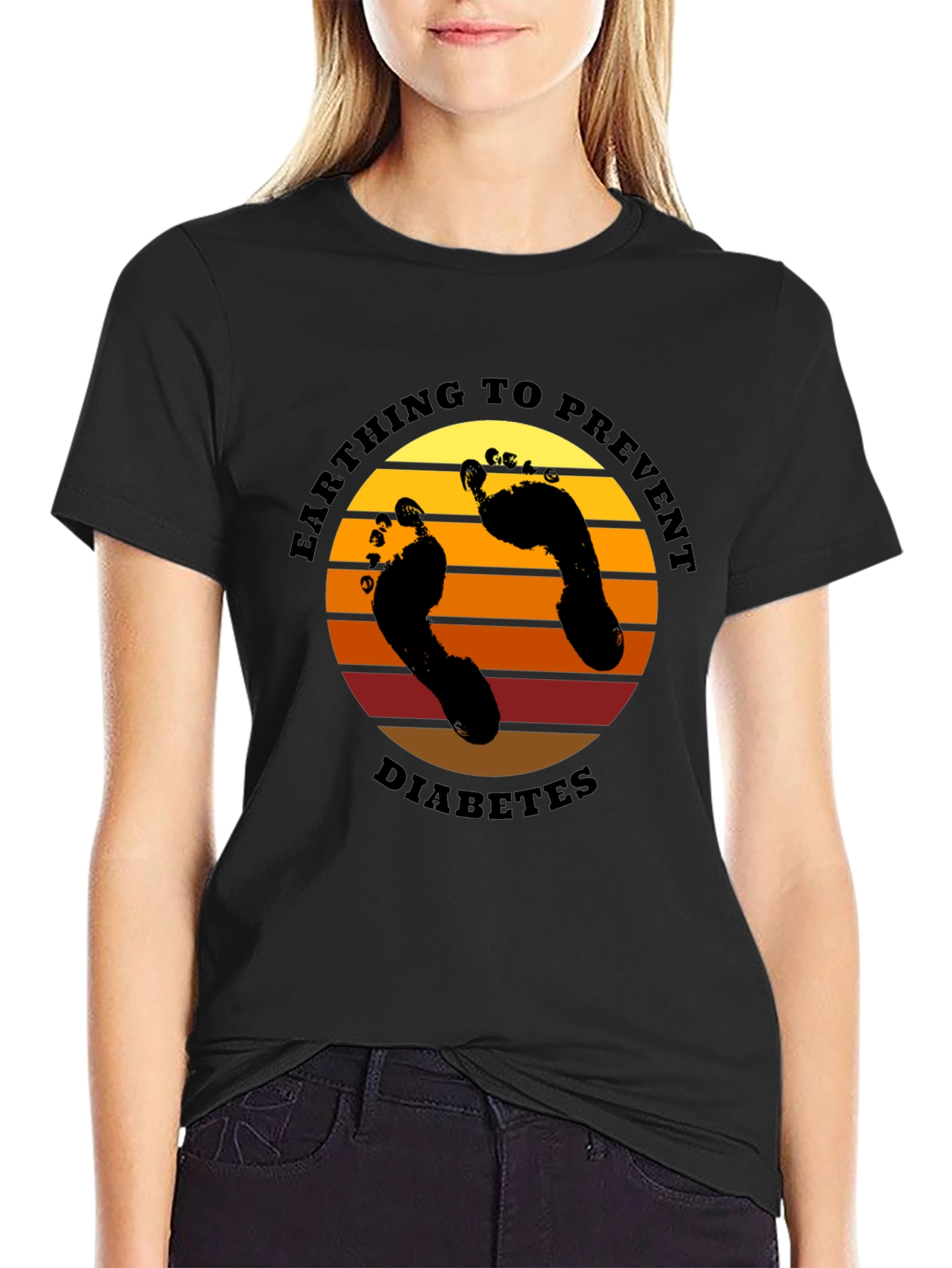 Earthing to Prevent Diabetes Graphic Tee